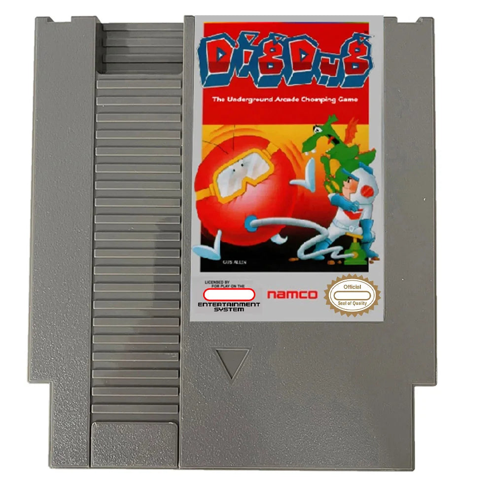 Dig Dug -  Game Cartridge for NES Game Console