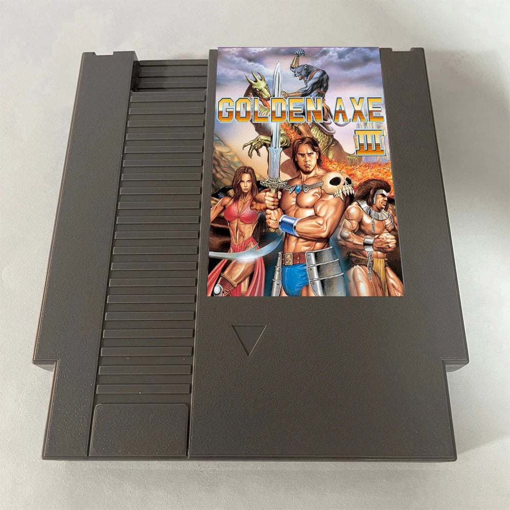Golden Axe 3 - 8 bit Game Cartridge for NES Game Consoles