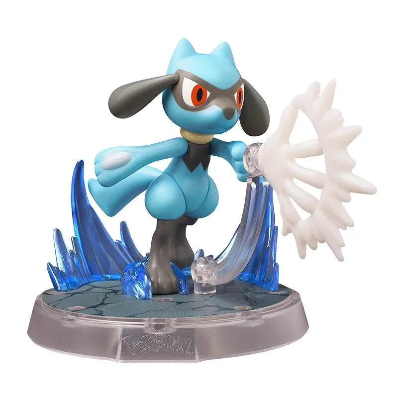 Pokemon Blokees DIY Building Block Pikachu Eevee Sprigatito Lucario Psyduck Charmander Action Figure Anime Model Kids Toys