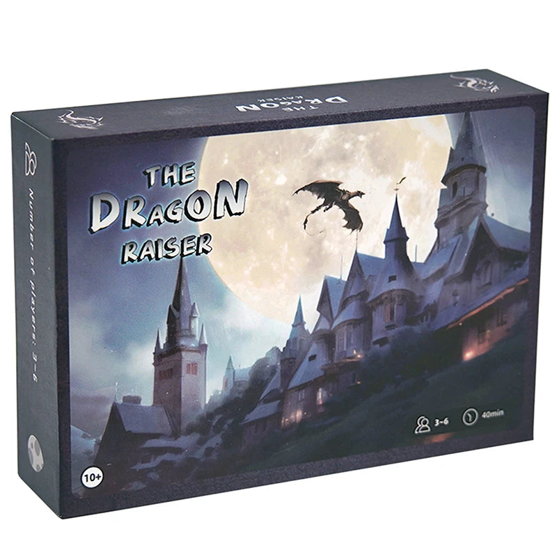 The Dragon Raiser: Strategic Card Game for 3-6 Players, Ages 10+ – Auction, Trade, and Hunt Dragons