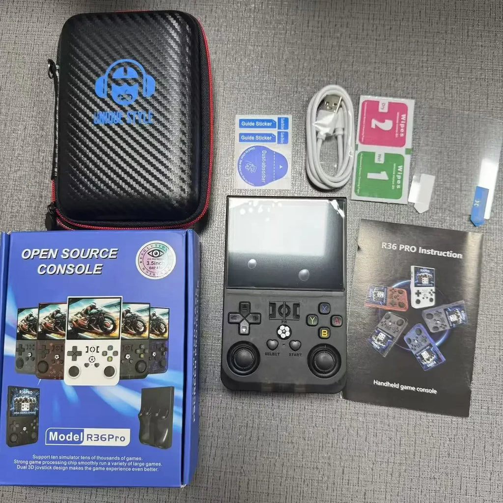 R36MAX Game Console 64GB 128GB 18000+GAMES Linux System 4.0 inch