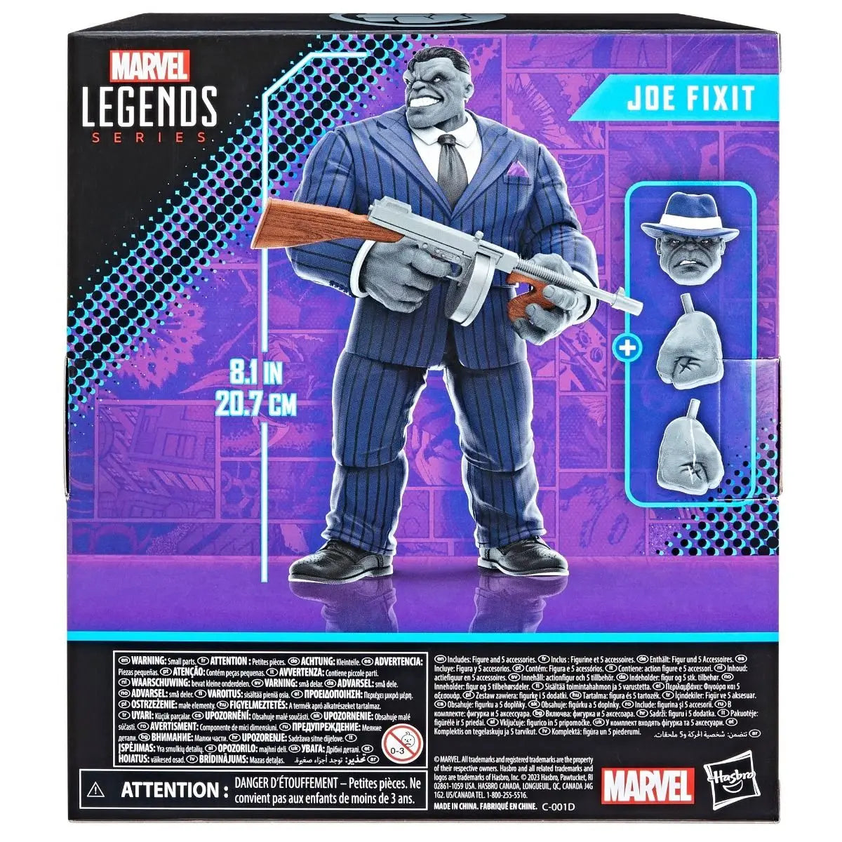 Hasbro Marvel Legends 8-Inch Articulated Grey Hulk (Joe Fixit) in Suit