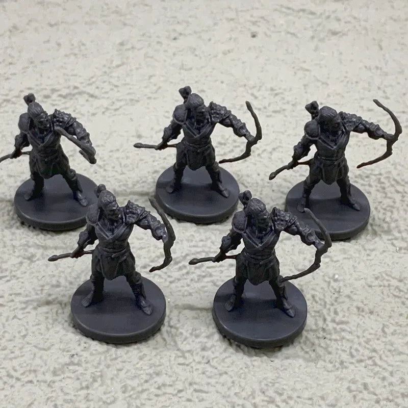 Lot Cave Bear Red Dragon Devil Rogue Cleric Elf Paladin  Monsters Character Board Game Minis