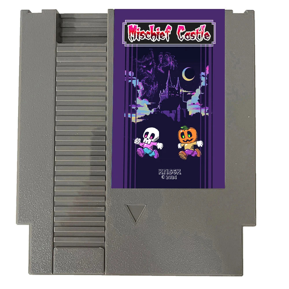 Mischief Castle - NESMaker Games - A Brand NEW NES Game Cartridge 8 Bit 72Pin Video Game Cart For Nintendo NES Console