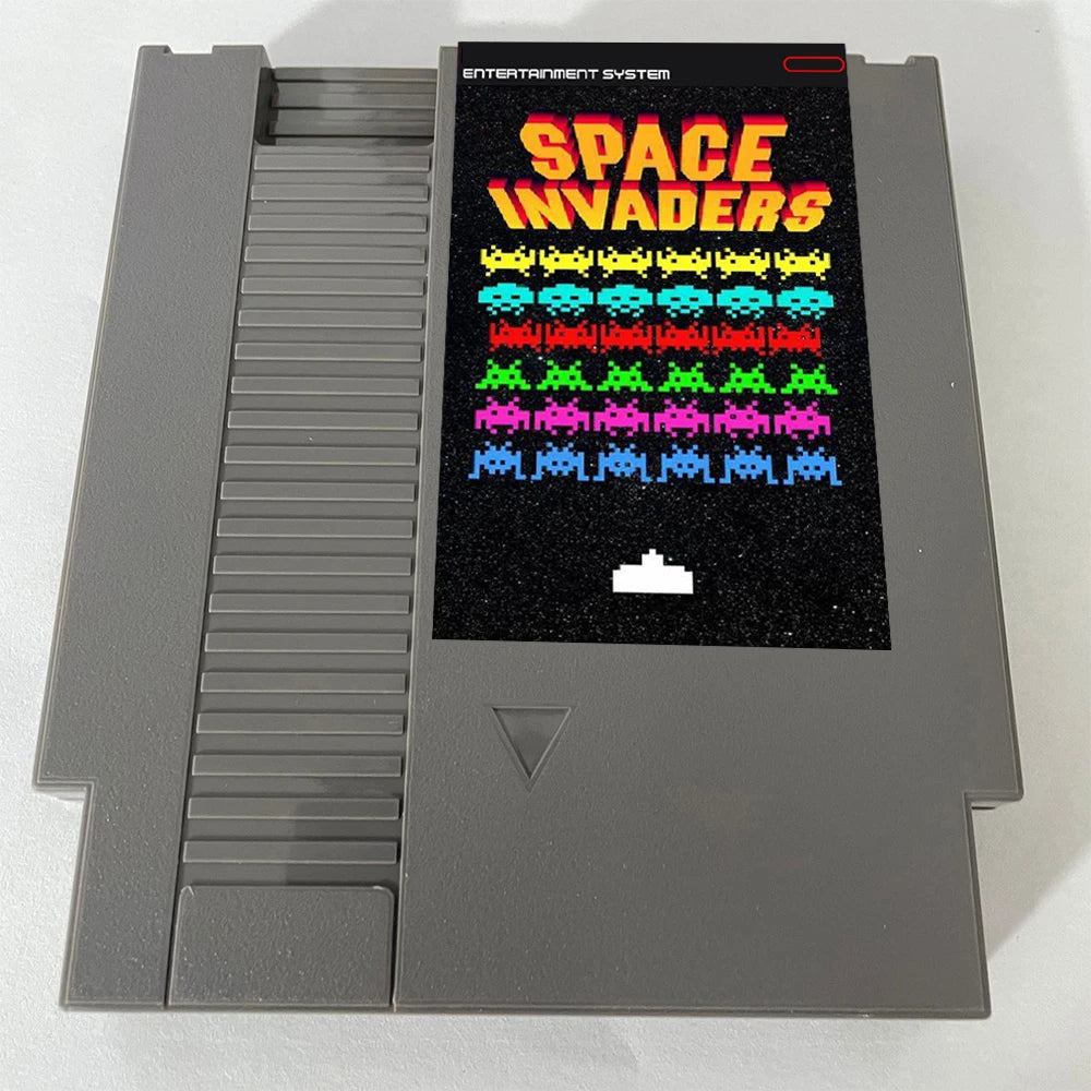 Classic Game Space Invaders For NES Super Games Multi Cart 72 Pins 8 Bit Game Cartridge,for NES Retro Game Console