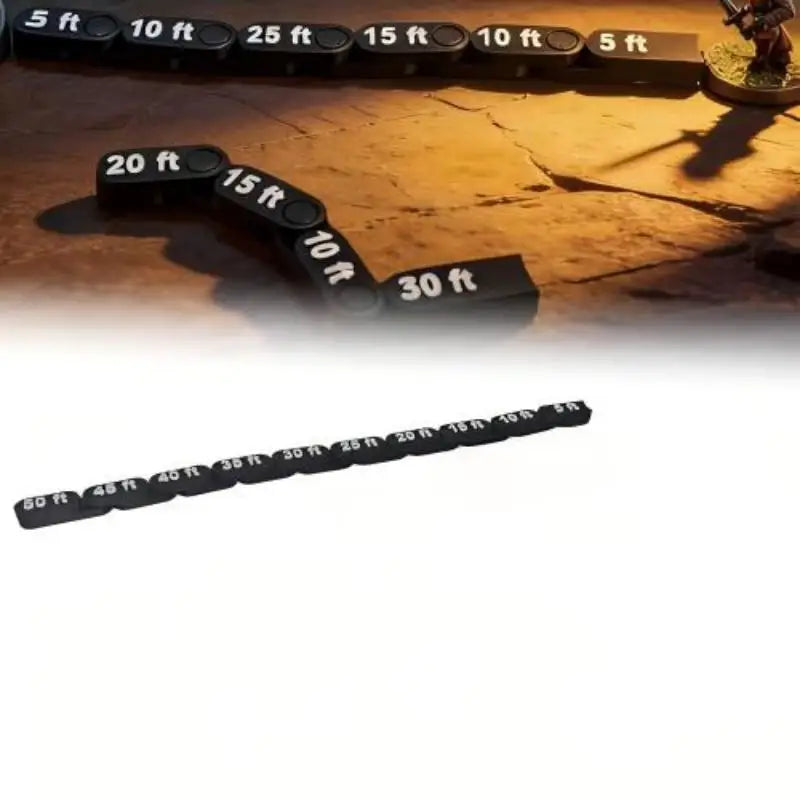 *Articulated  Movement Ruler – Flexible Chain Measuring Gauge For Wargaming Board Games