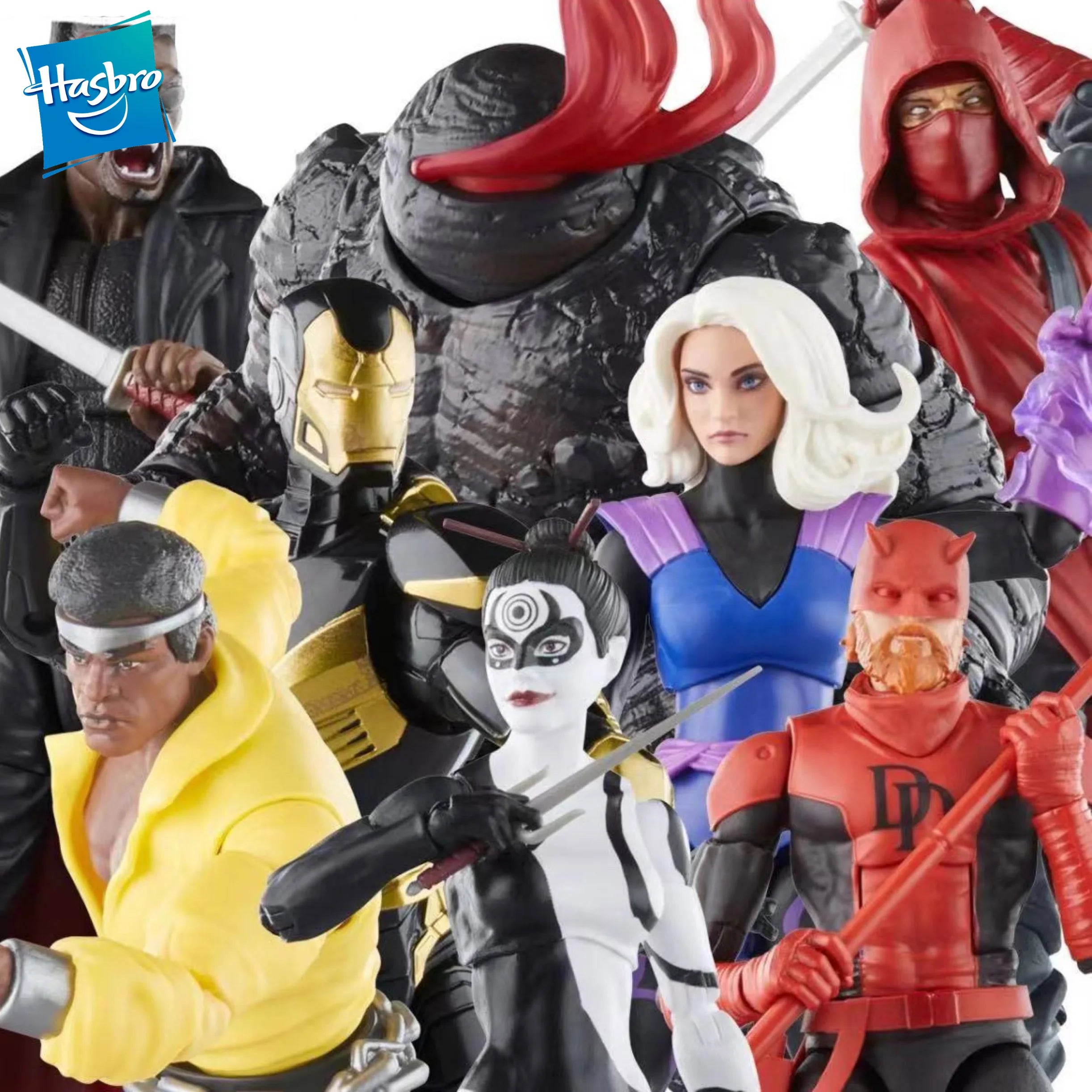 In-Stock Original Hasbro Marvel Legends KNIGHTS Iron Man Daredevil Anime Figure Action Figure Model Collection Toys for Boys