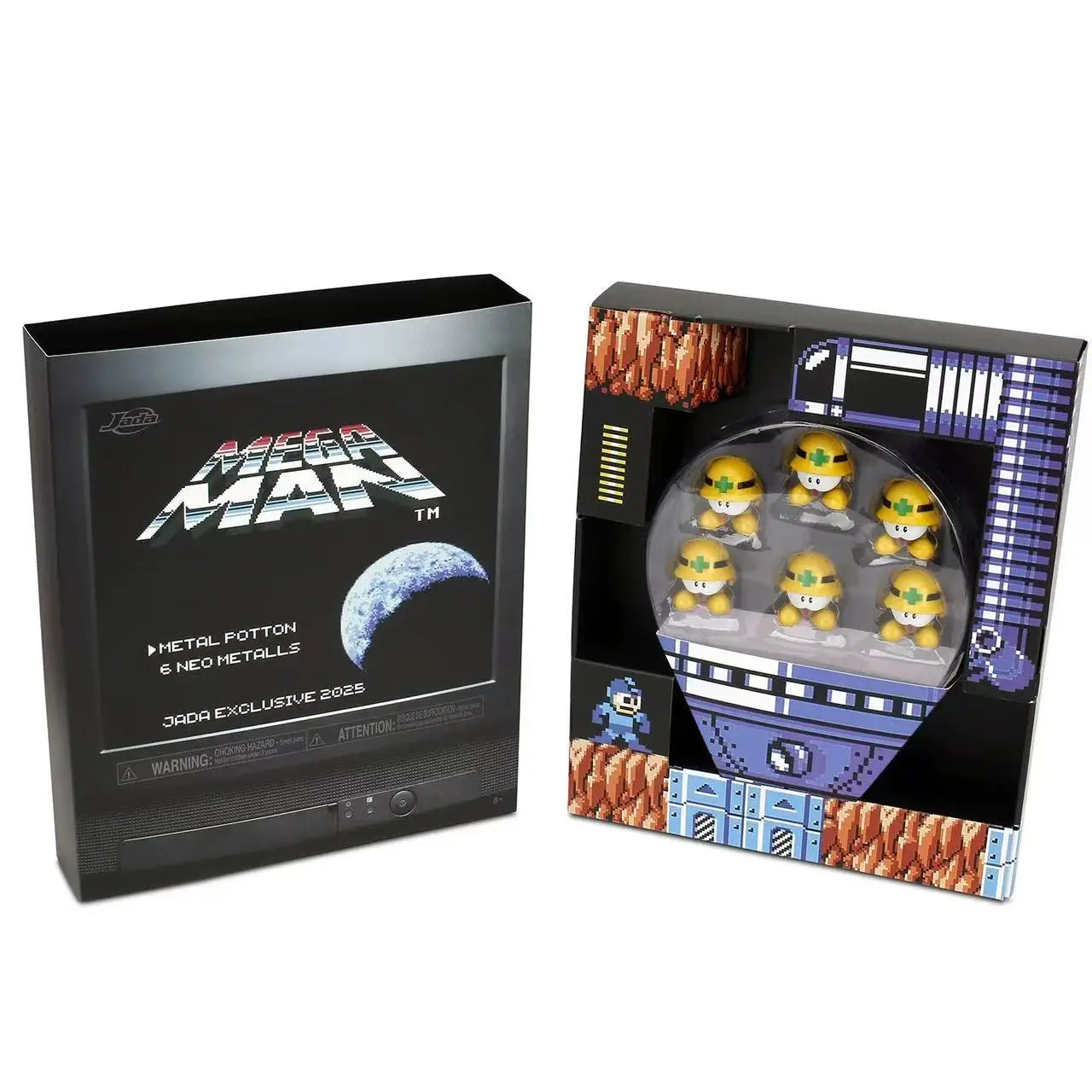 New in Stock Jada Toys Mega Man Ice Fire Cut Elec Hyper Tree Bubble Action Figure Collectible Toy Gift