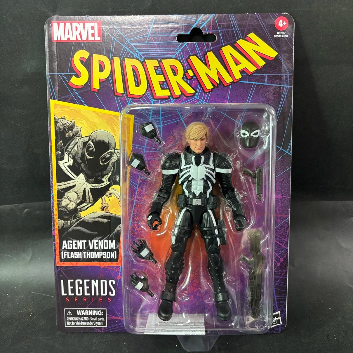 Original Marvel Legends 6" Spider-Man Retro Wave Scarlet Spider Chameleon Agent Venom Spider Shot Action Figure Model Toy Gift