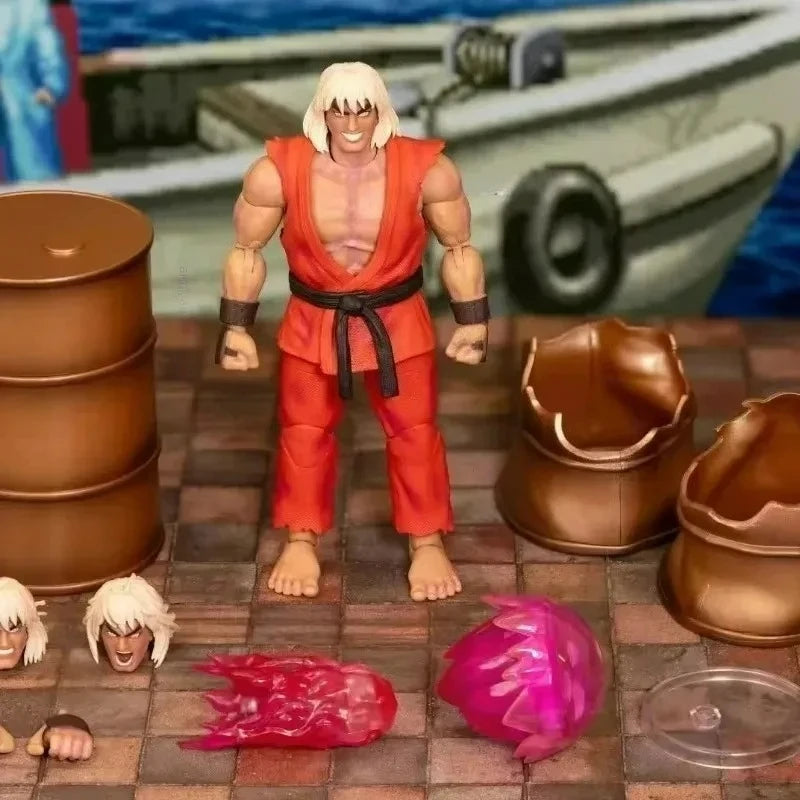 Jada Toys Ultra Street Fighter II M.Bison Dhalsim Violent Ken RYU Guile 6" Inch