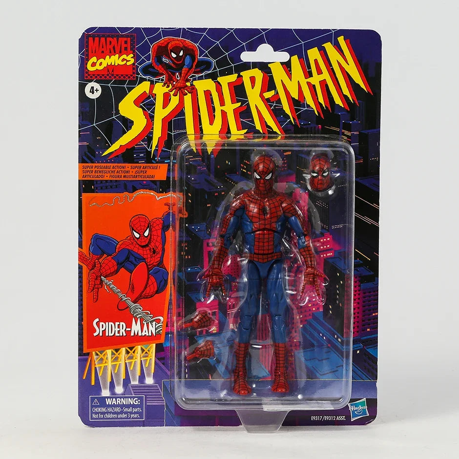 Spider-Man Retro Marvel Legends Ben Reilly / Symbiote Spiderman 6-Inch Action Figure