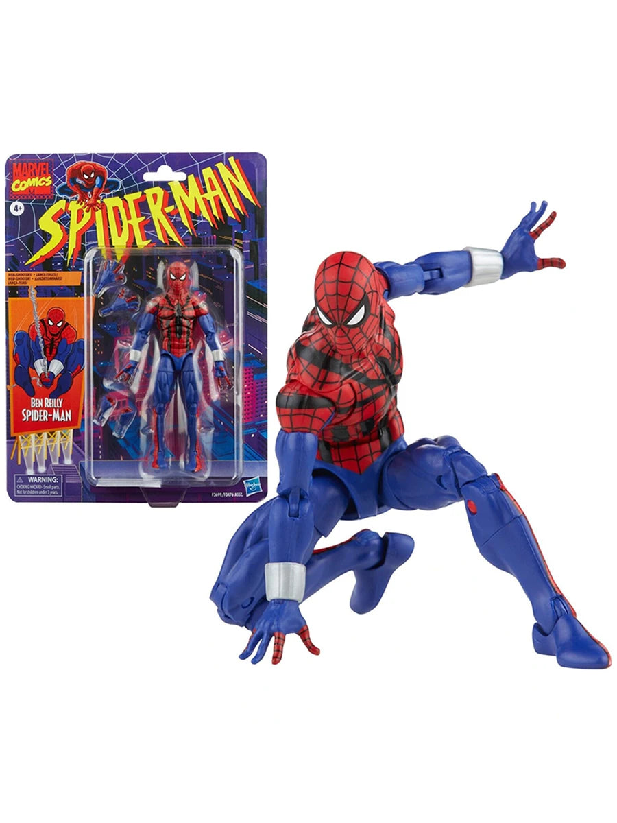 Spider Man Action figures, Retro Spiderman, Deadpool, etc.