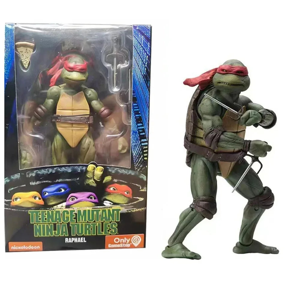 Ninja Turtle Anime Figure Neca 1990 Film Version Limited Edition Action Figurine Model Pvc Statue Room Ornament Birthday Gift