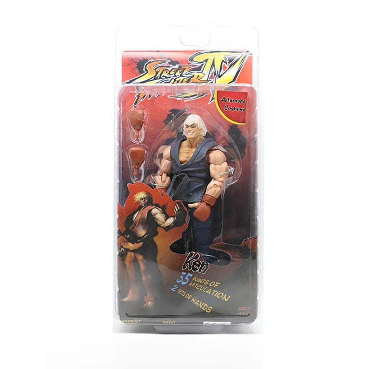 Neca Street Fighter, Ryu, Ken, Chun Li, Guile, Figures