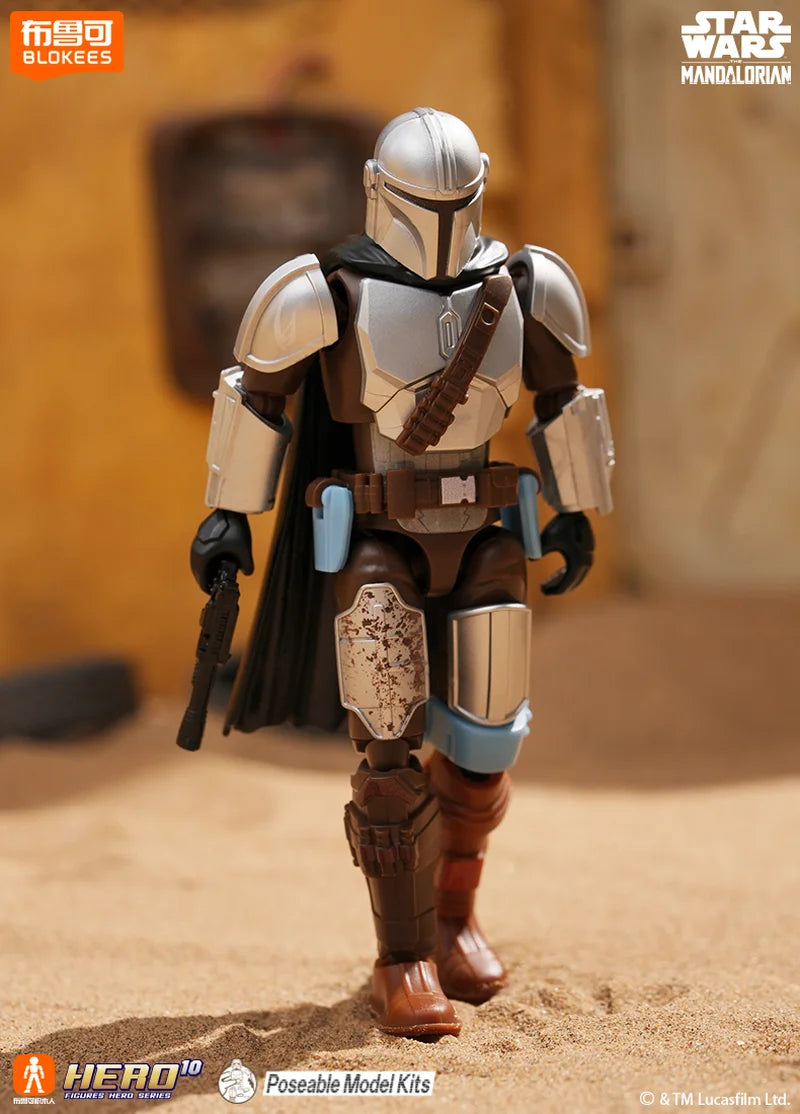 Original Blokees Star Wars Blind Box Galaxy Of Stars Mandalorian Bounty Hunt Toy Decorative Ornaments Action Figures Gift Toys