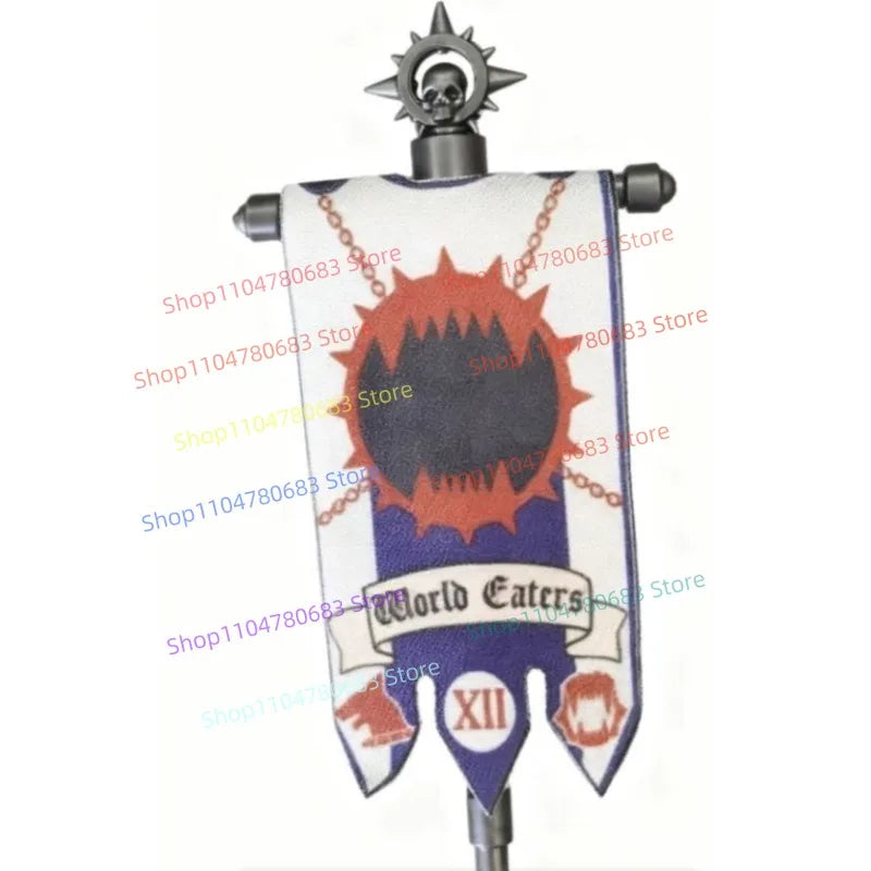 MOC Building Blocks Legion Battle Flag Accessory Mini Figure Assembly Model Display Anime Game Decor Toy Gift Collectible