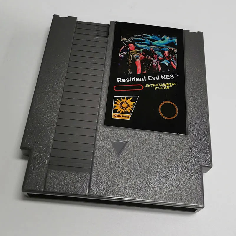 Resident Evil NES 72 pins Game Cartridge For 8 Bit NES NTSC and PAl Video Game Console