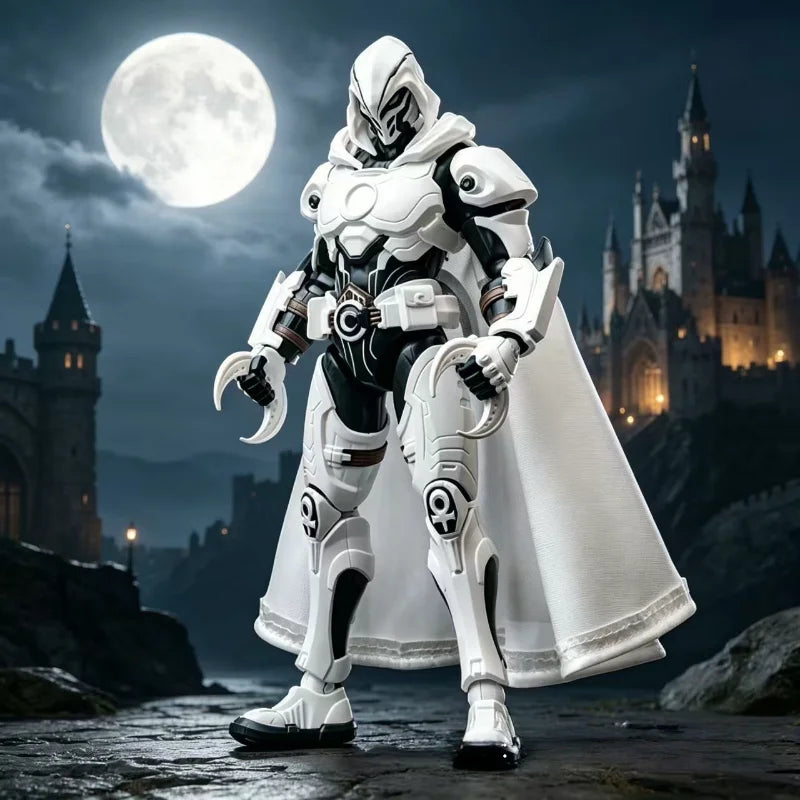 In Stock New Original Blokees Beyond Version Moon Knight 15.2cm Assemble Model Kit Building Block Figure Gifts Toys Collection