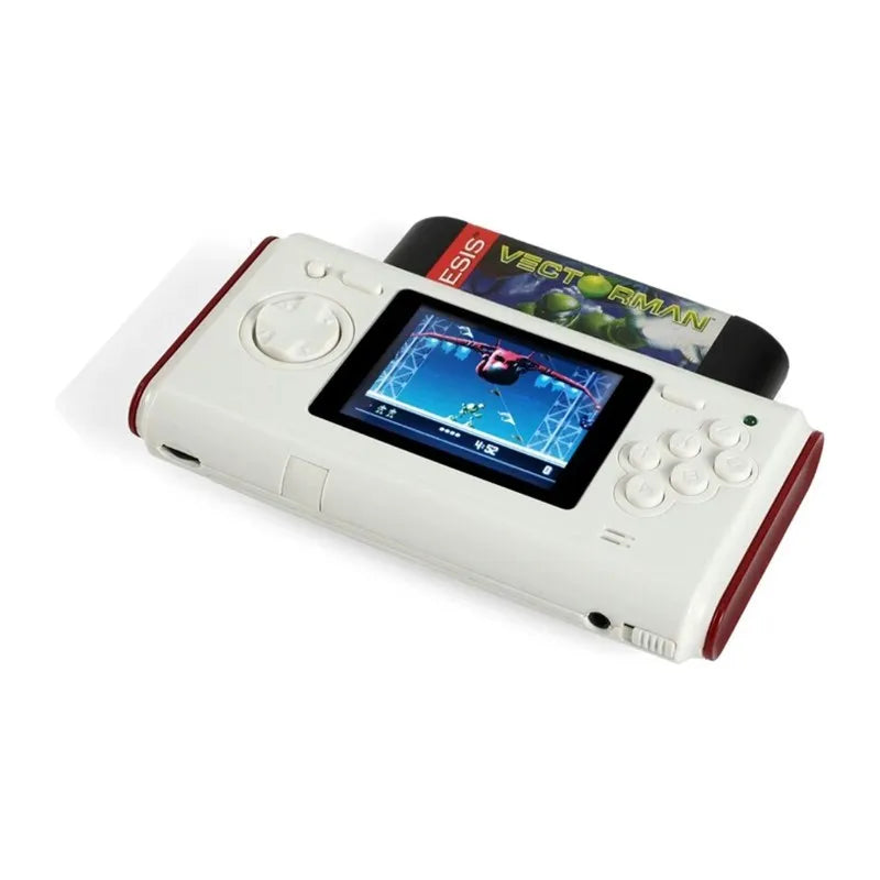 New MegaDrive 16 BIT MD Compatible POCKET MD White Retro Portable Game Console