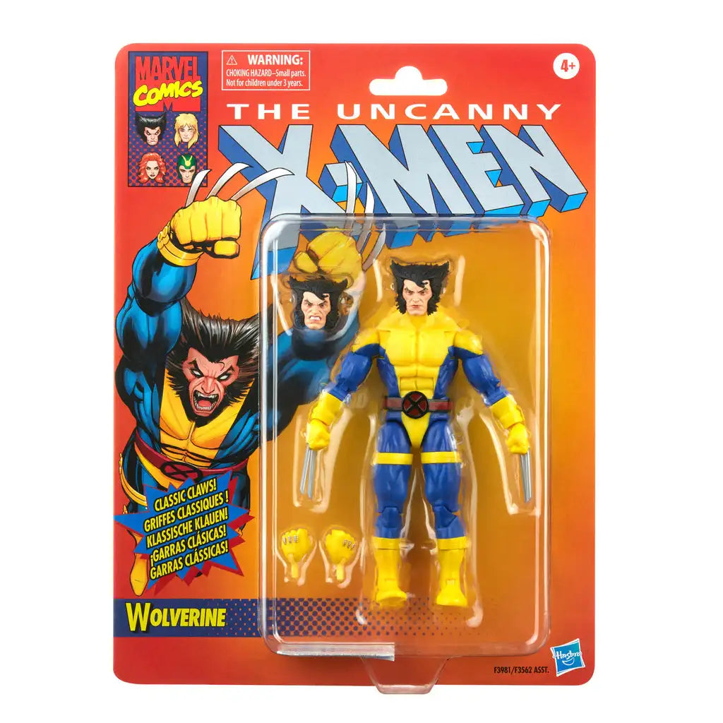 Marvel Legends Retro Wolverine Spiral Avalanche Longshot Dark Pheonix Multiple Man 6" Action Figure