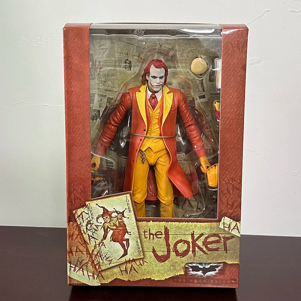 Neca Batman Joker Figure Mafex Supermen Harley Quinn Action Figure Cartoon Classic Roles Collectable Model Birthday Toys