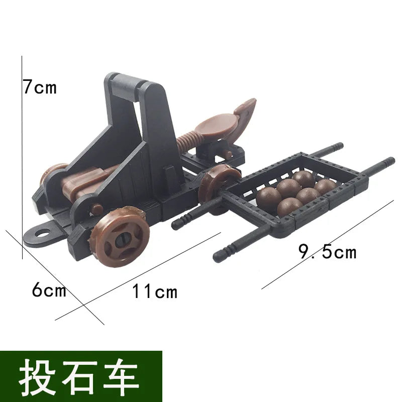 Medieval Military War Warriors Ancient Soldier Chariots Horse Static Figures Models for Children Table War Game
