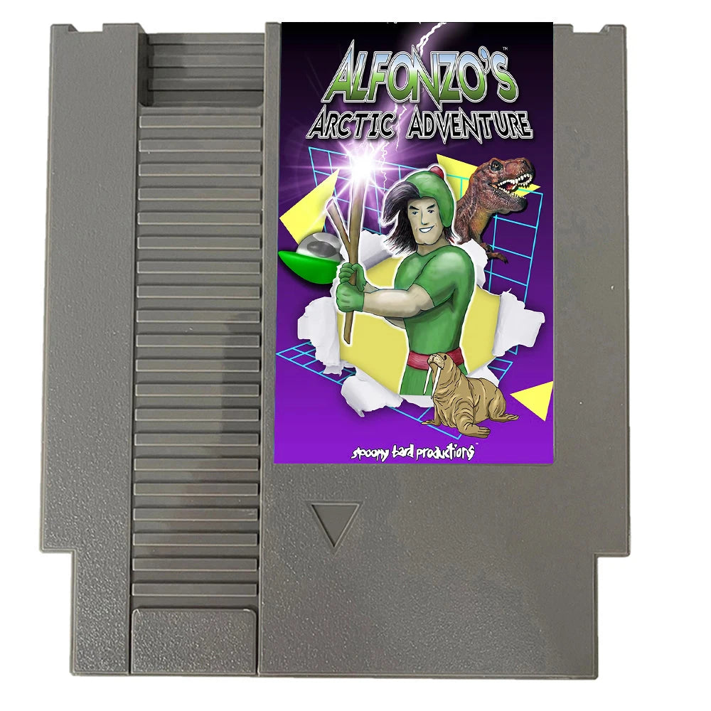 Alfonzo's Arctic Adventure - A Brand NEW 8 Bit Video Game NES Game Cartridge For Nintendo NES Game Console