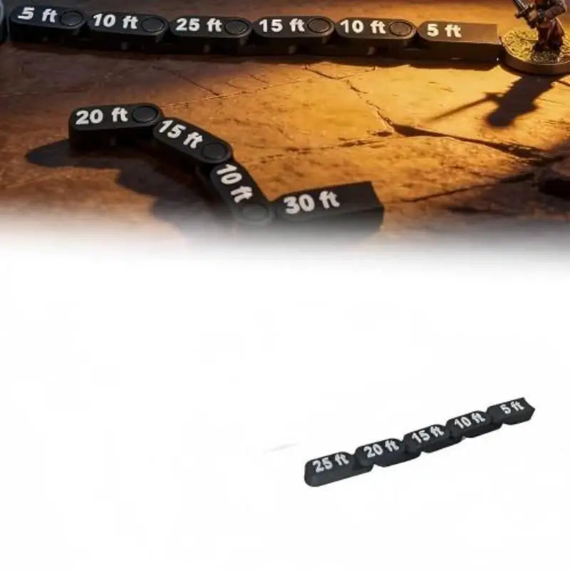 *Articulated  Movement Ruler – Flexible Chain Measuring Gauge For Wargaming Board Games
