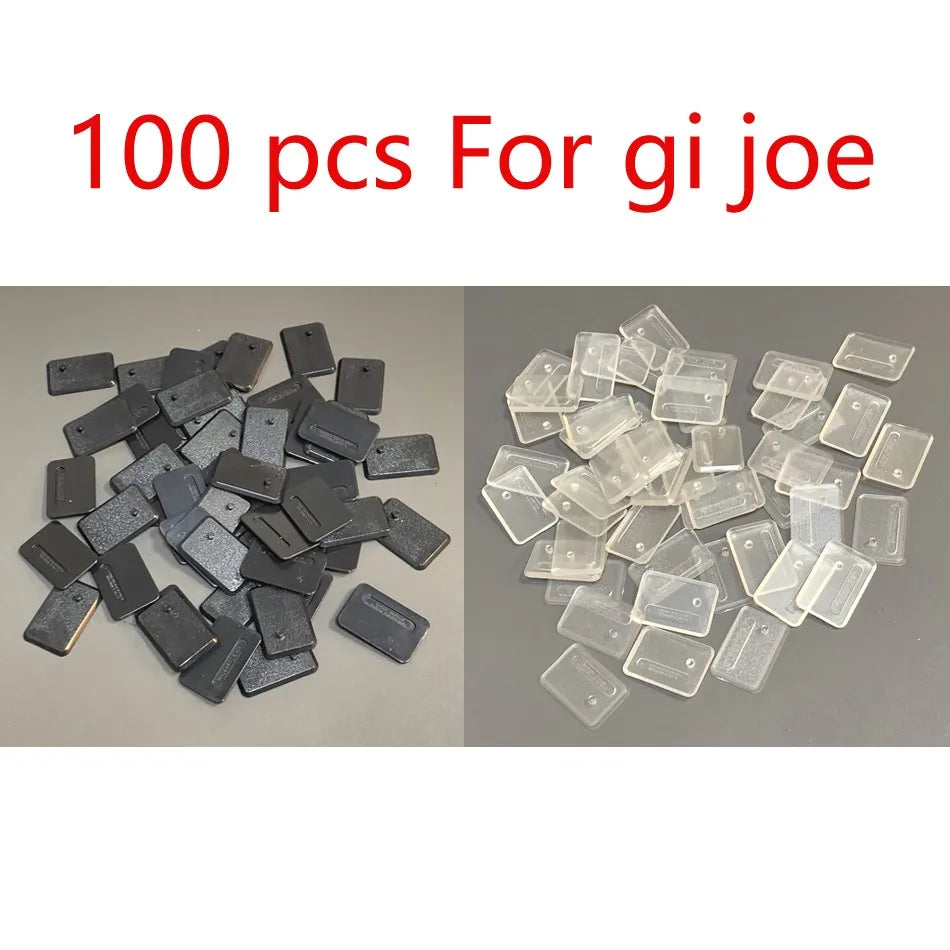 Lot 10-100PCS Black & Transparent Stand Base For 3.75inch G.I. JOE Gi Joe Cobra Action Force Soldier Figures Display Accessory