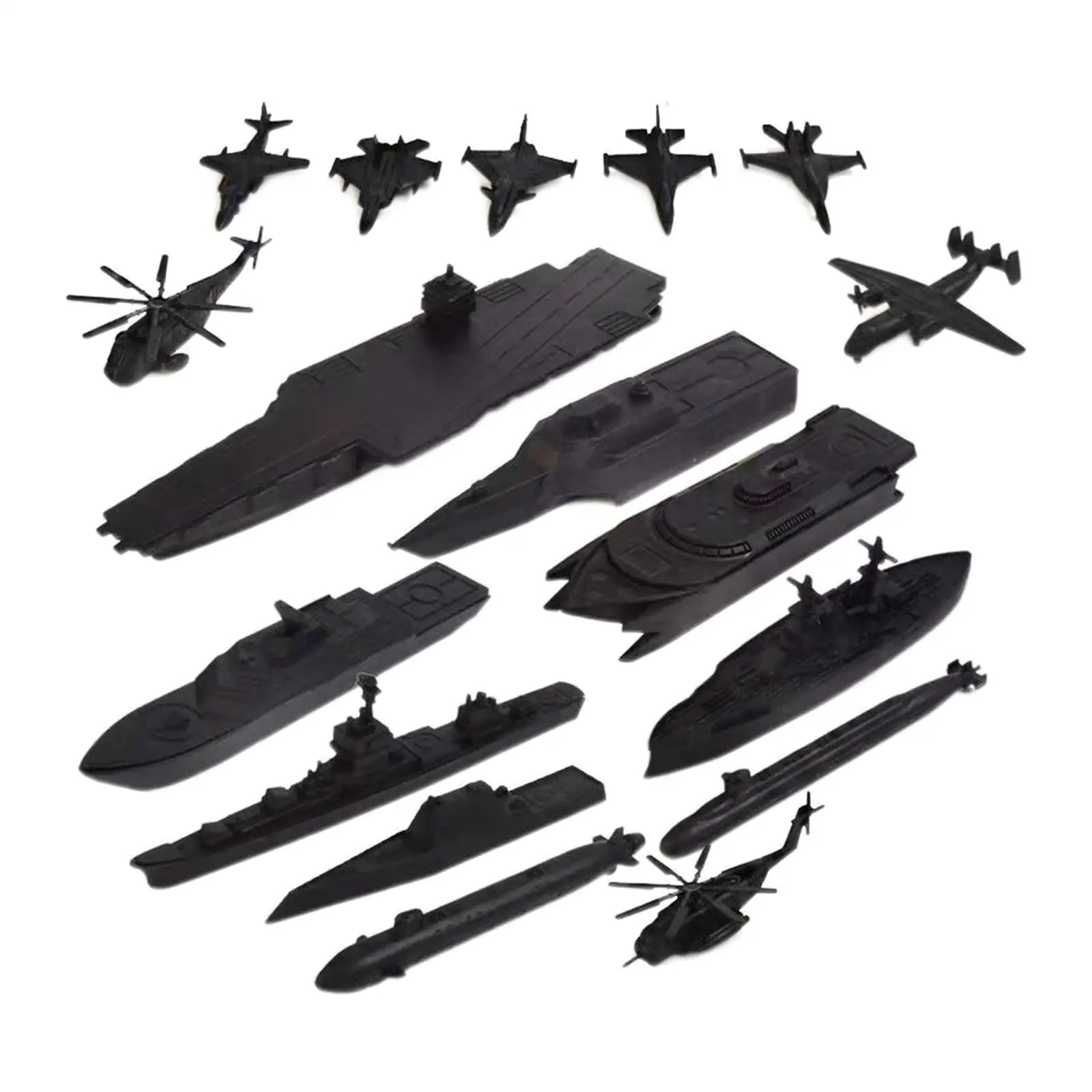17x Naval Ship Assembly Kit Featuring Helicopter for Boys and Girls