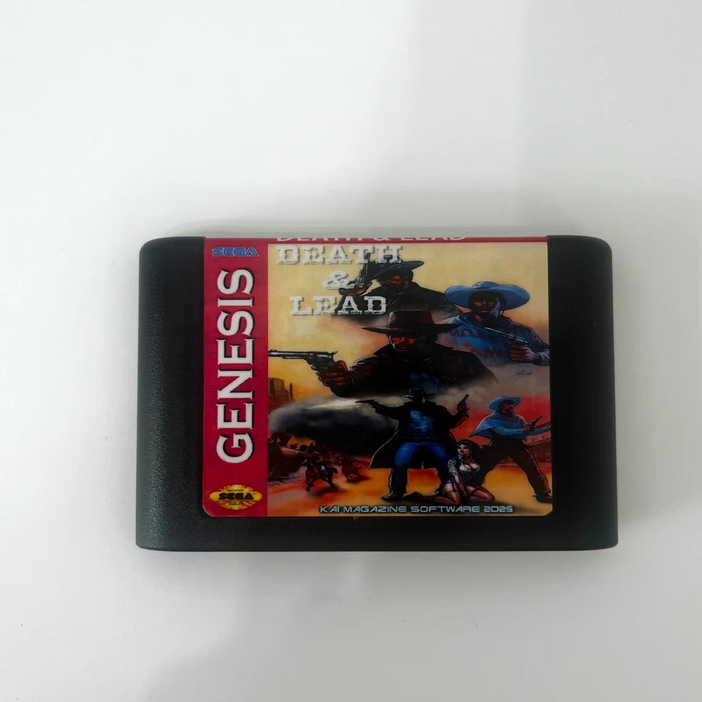2025 Latest Genesis Version MD Dead & Lead 16-Bit 100% Arcade Like Game Brand New No Background Music
