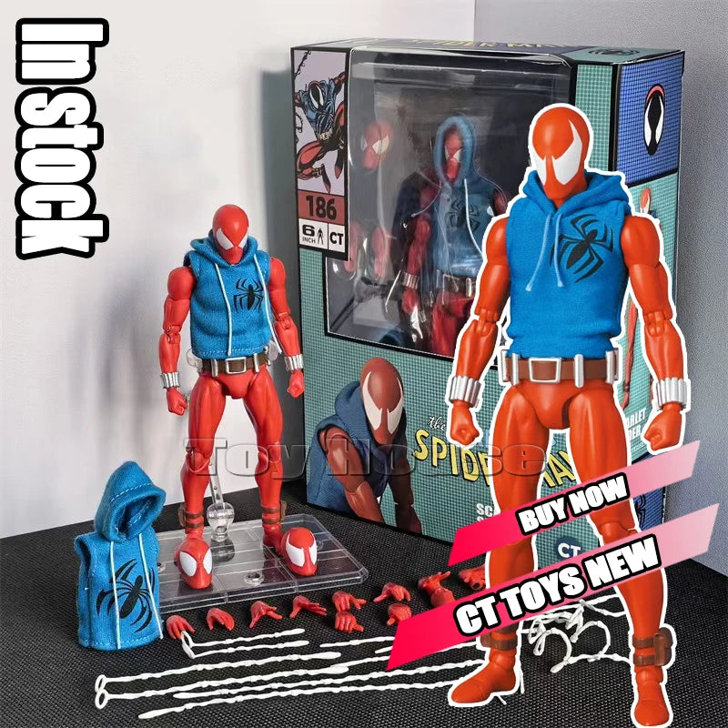 Full Range,  Ct Toys Mafex Ben Reilly Comic Action Figures