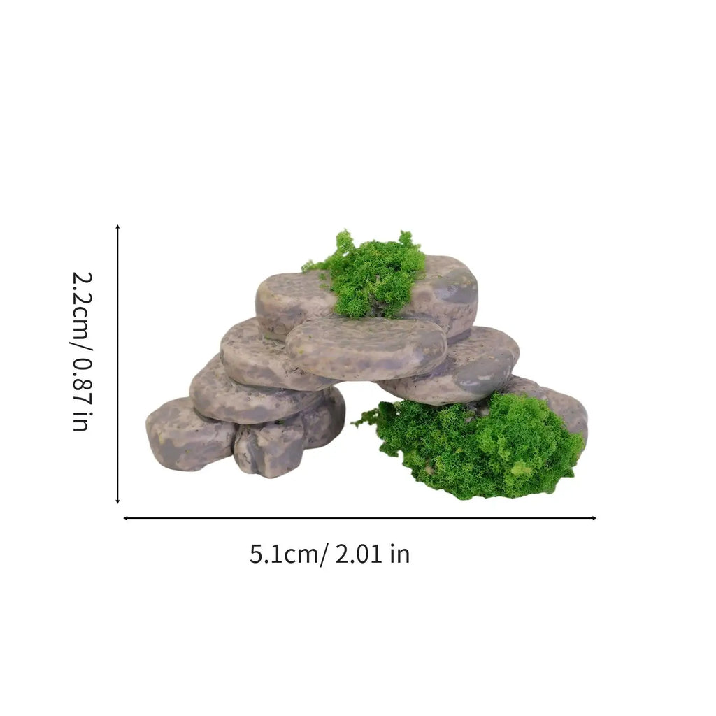 Miniature Mountain Fake Stone Resin Rockery Landscape