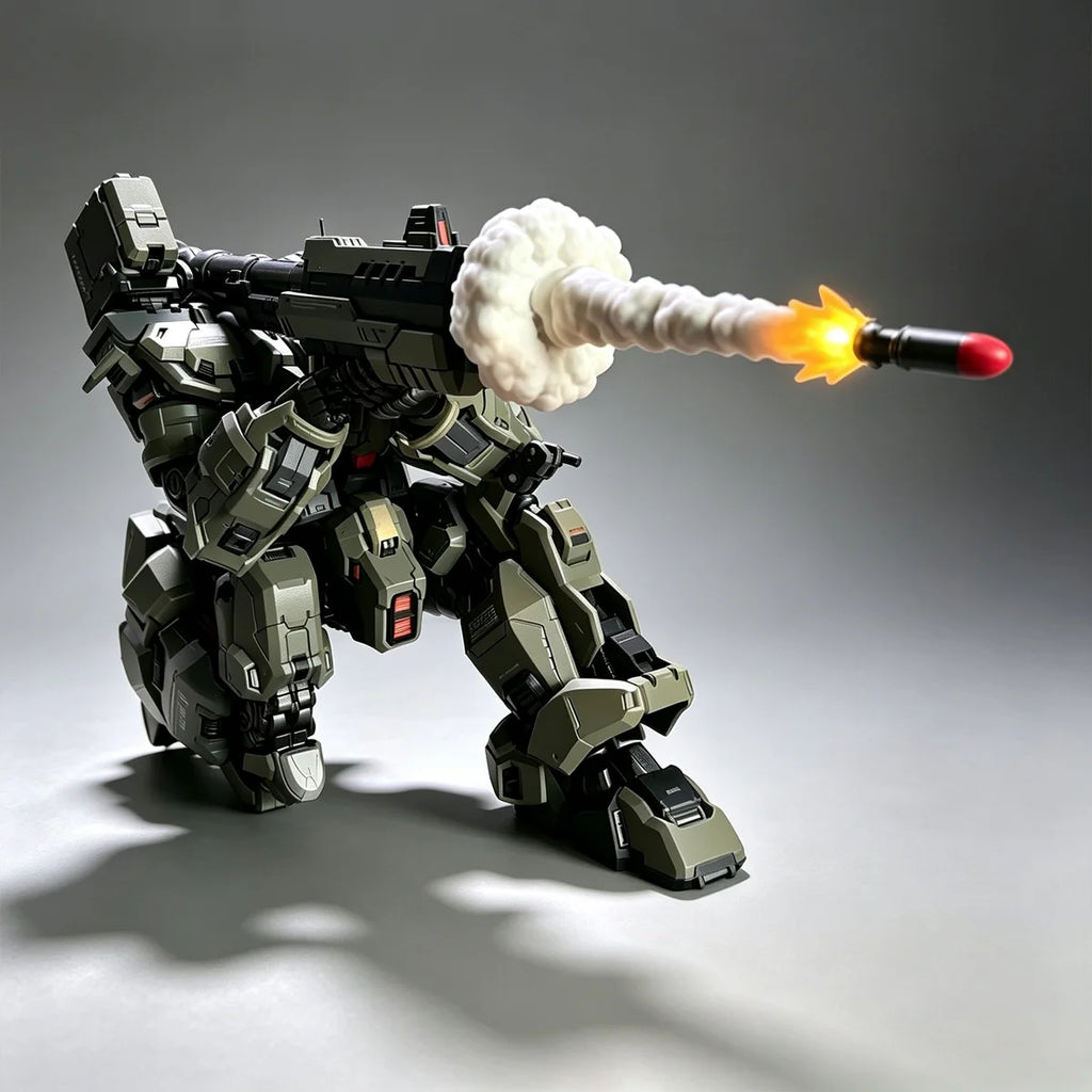 2.0 Model Figure Launch Effect Accessory Cool Effect Ornament Model Shooting Match Type C Charging Multi Caliber Compatible