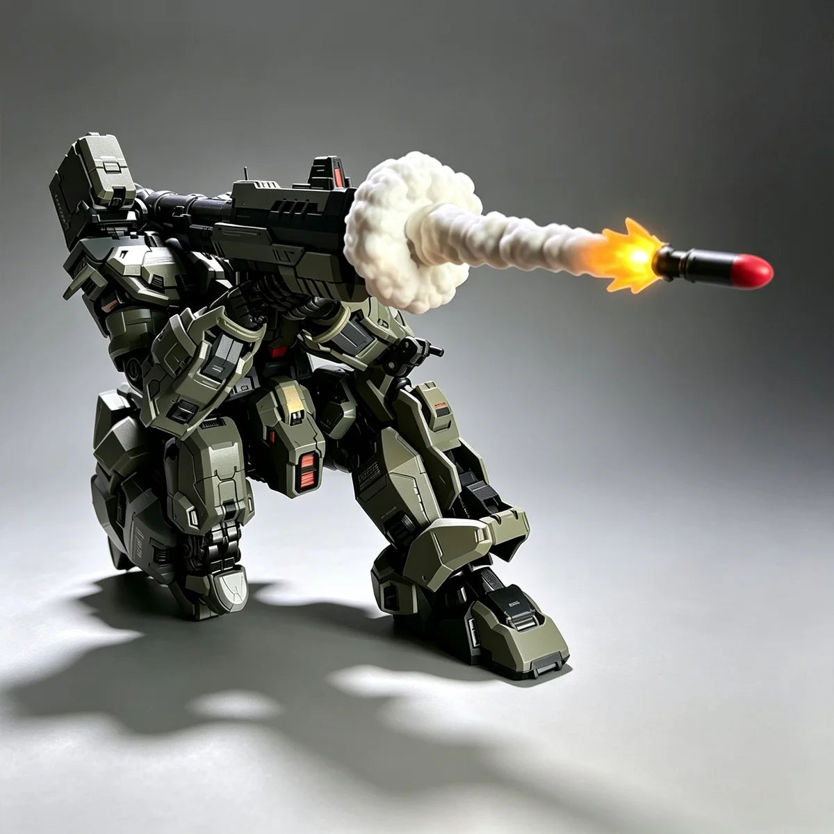 2.0 Model Figure Launch Effect Accessory Cool Effect Ornament Model Shooting Match Type C Charging Multi Caliber Compatible
