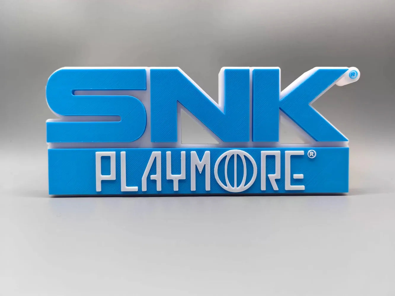 Video Game Company Title 3D Printing Logo Nameplate for Model Doll PVC Figure Collection Display Cosplay Exhibition Ornament Toy