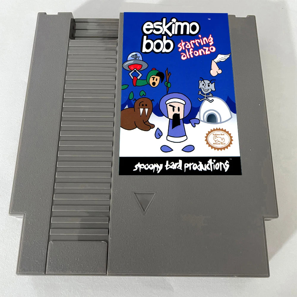 Eskimo Bob: Starring Alfonzo - Game Cartridge for NES