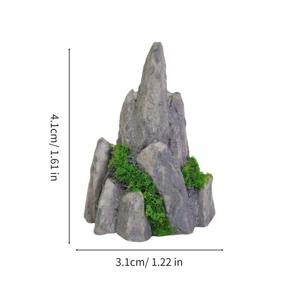 Miniature Mountain Fake Stone Resin Rockery Landscape