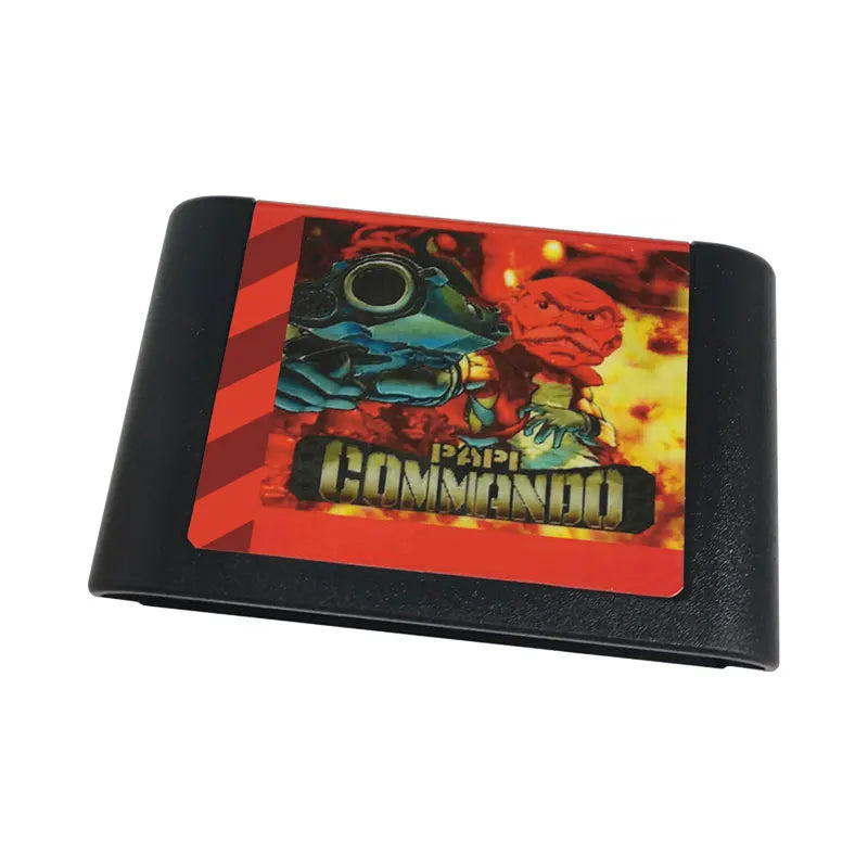 PAPI  COMMANDO Cartridge 16 Bit MD Game Card For Sega Mega Drive For and for Original Console