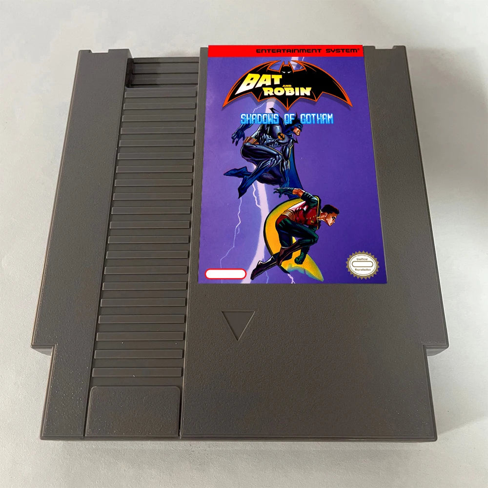 Bat and Robin Shadows of Gotham - 8 BIT NES Game Cartridge For NES Game Cosnole