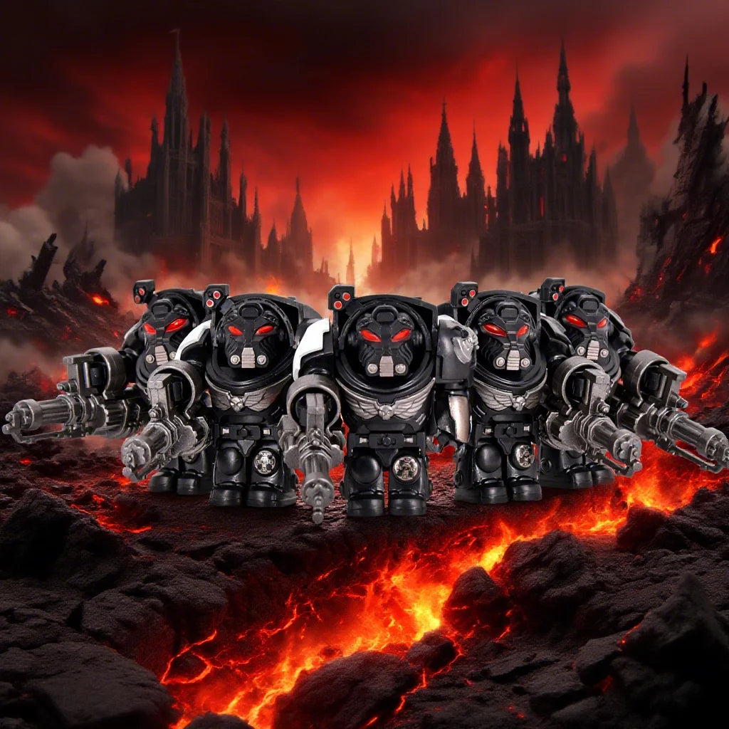 DY NEW 5pcs Knights War Angels Ultramarines Templars War Soldiers hammers Action Figures Building Blocks DIY Toys