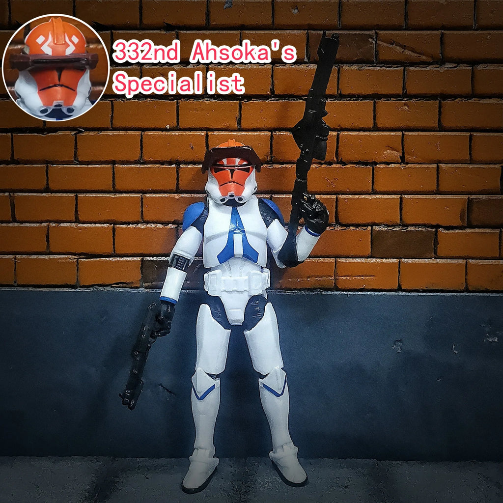 Star Wars 3.75 Inch Trooper 1/18 501st 187th Legion  Shock Action Figure REX ARF P1 P2 clone Toys Model Loose