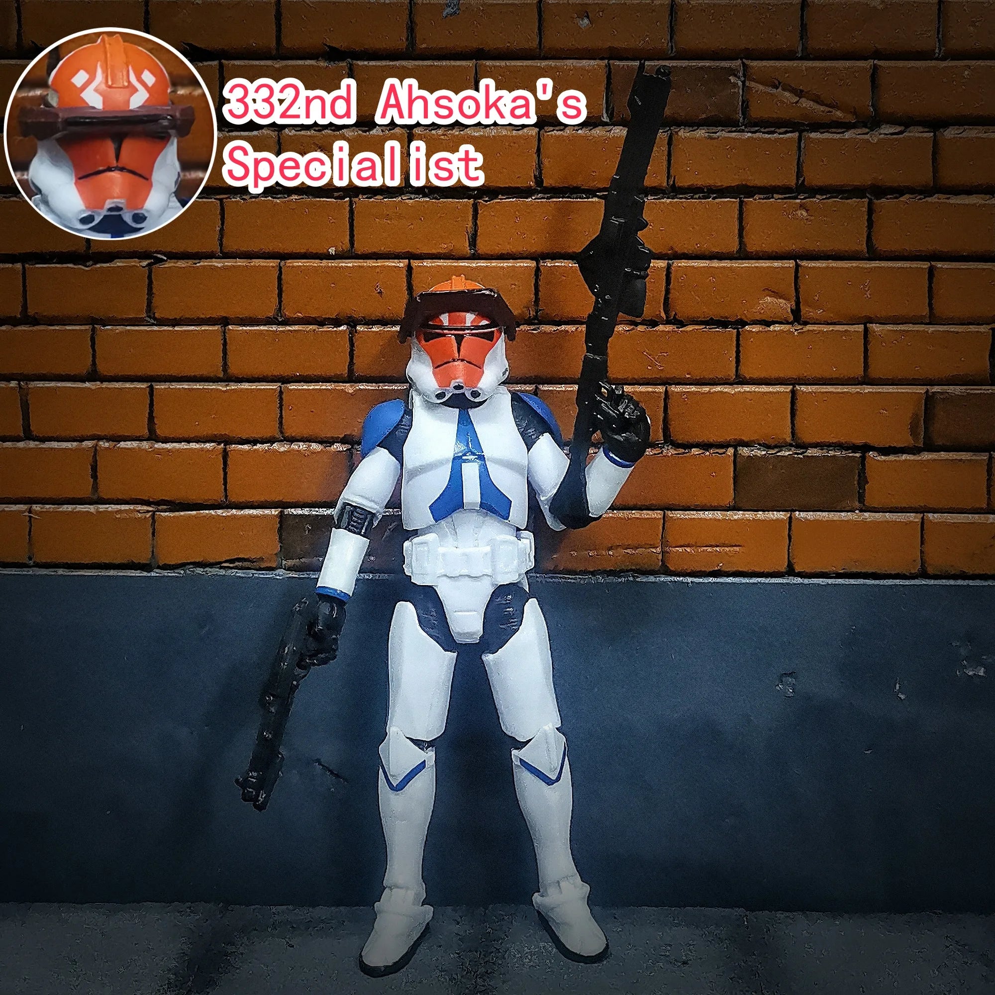 Star Wars 3.75 Inch Trooper 1/18 501st 187th Legion  Shock Action Figure REX ARF P1 P2 clone Toys Model Loose