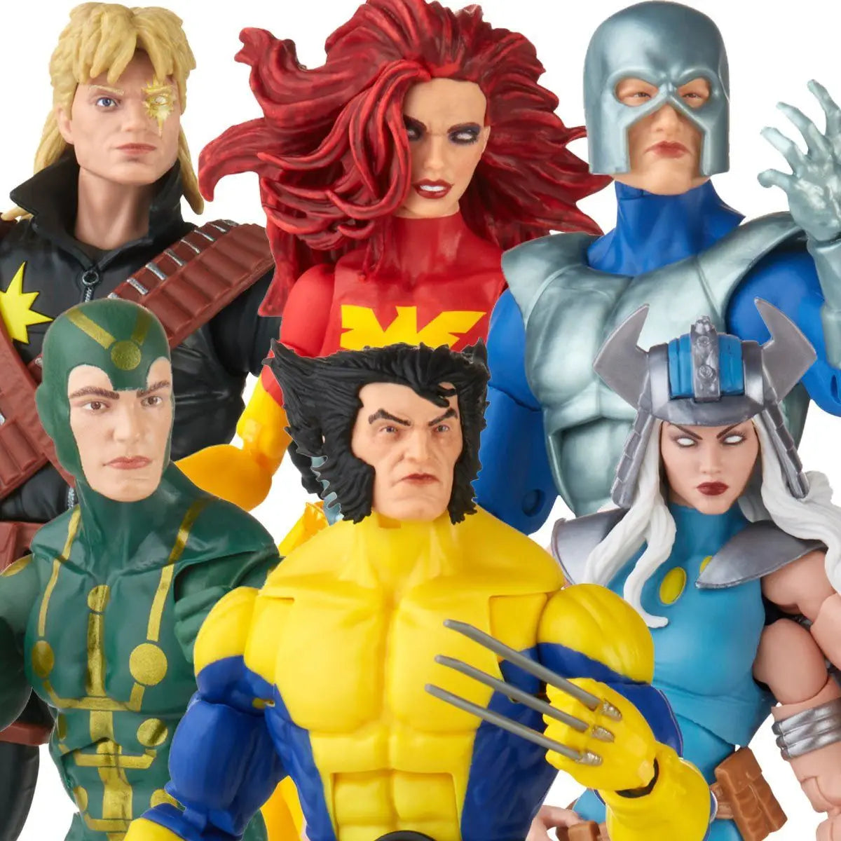 Marvel Legends Retro Wolverine Spiral Avalanche Longshot Dark Pheonix Multiple Man 6" Action Figure