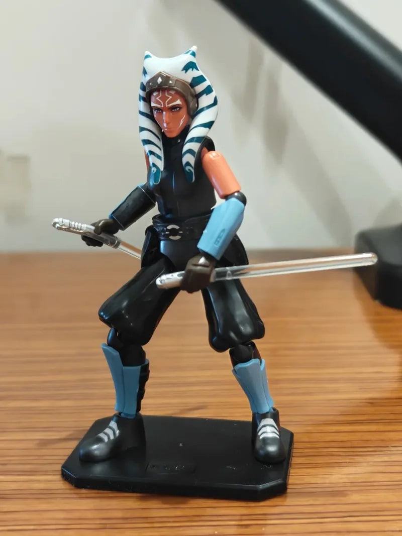 Blokees Star Wars Galaxy V1 Blind Box Mandalorian Bounty Hunter Posable Action Figure Sci Fi Movie Collectible Model Toy Gift