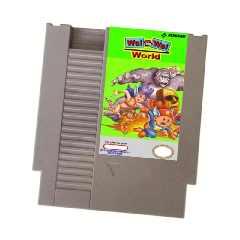 Wai Wai World English Game Cartridge for NES Console 72Pins Video Game Card