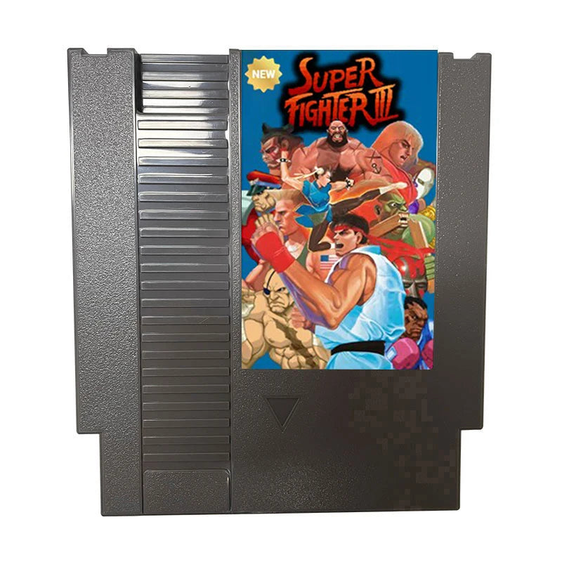 SUPER FIGHTER 3 8 BIT NES Game Cartridge