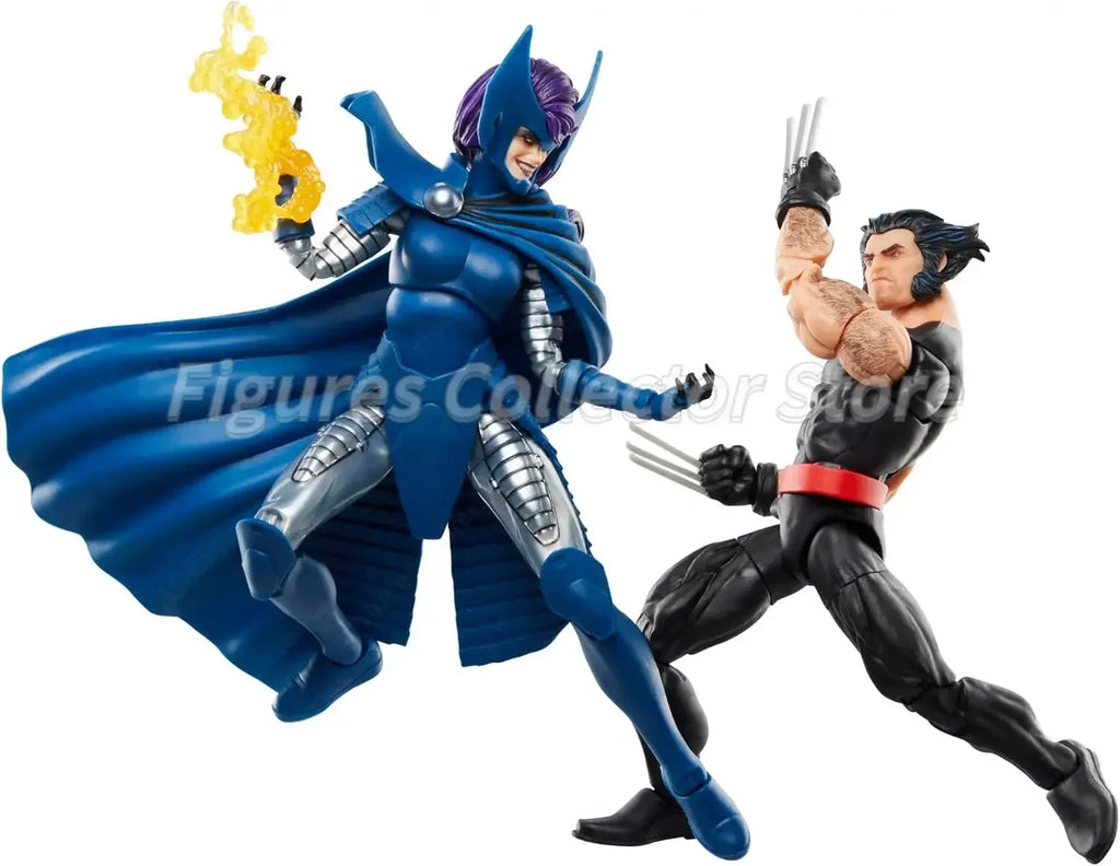 Marvel Legends Series Wolverine and Psylocke 50th Anniversary Comics Collectible 6-Inch 2-Pack Action Figures