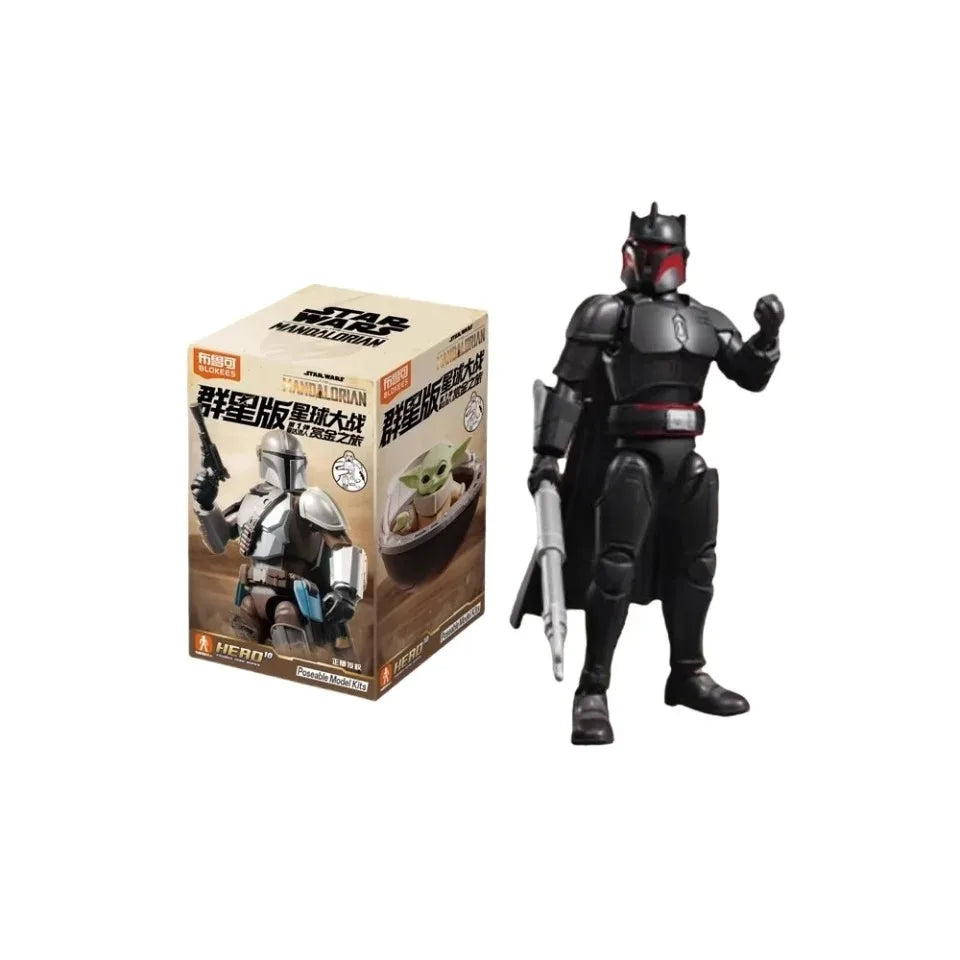 Blokees Star Wars The Mandalorian Action Figures Bounty Journey Series Blind Box Collectible Toys for Fans Collection