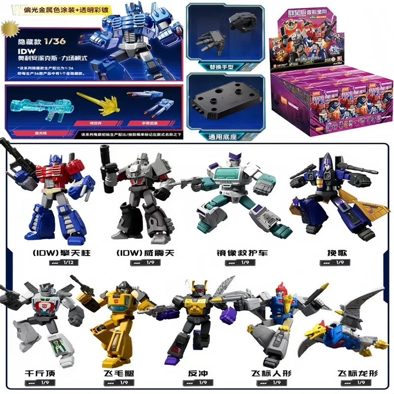 Blokees Transformers Building Block Galaxy Version Vol.8 Action Figure Optimus Prime Unicron Assembly Model Collectible Toy Gift